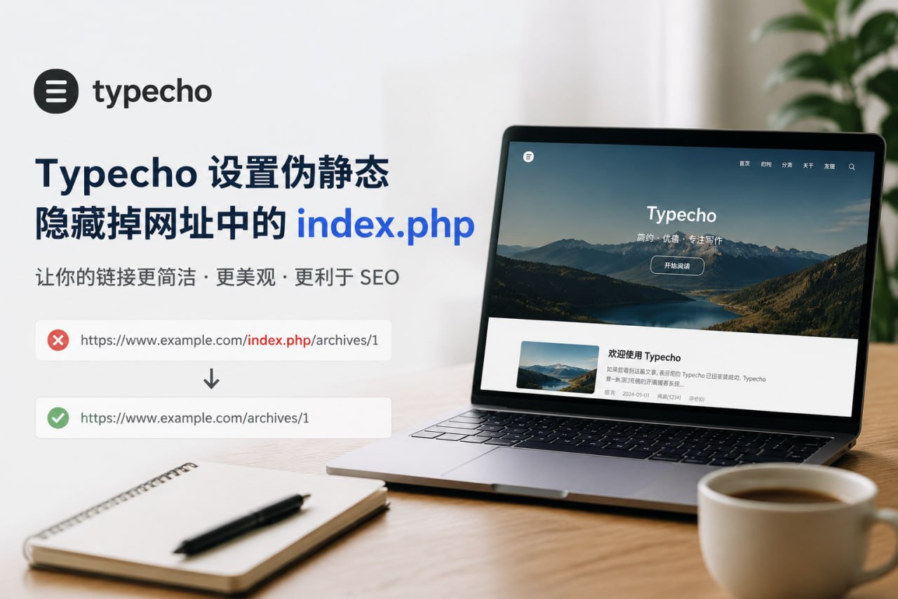 Typecho设置伪静态隐藏掉网址中的index.php