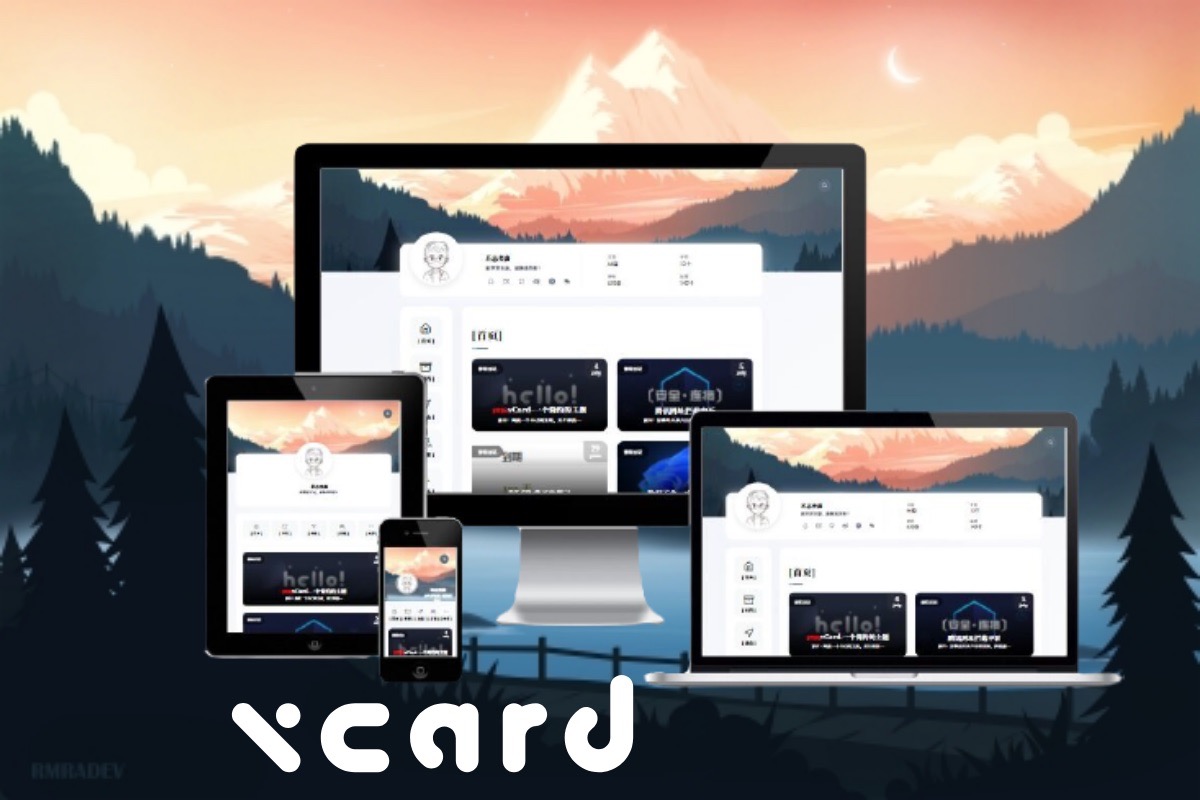 typecho主题vCards特色卡片式排版的主题