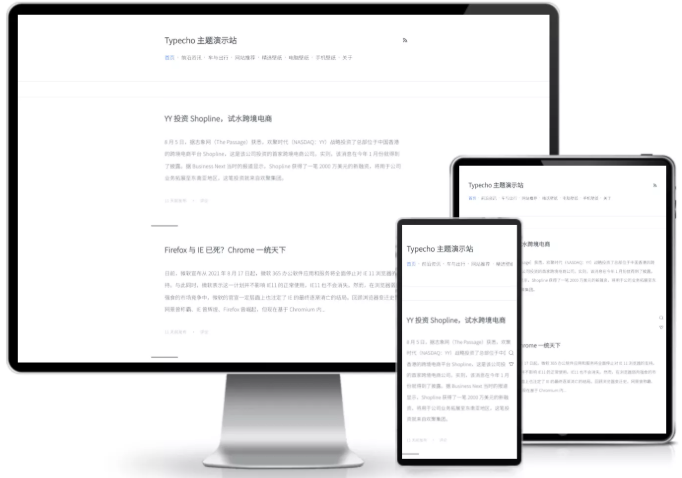 adams文字单栏typecho主题